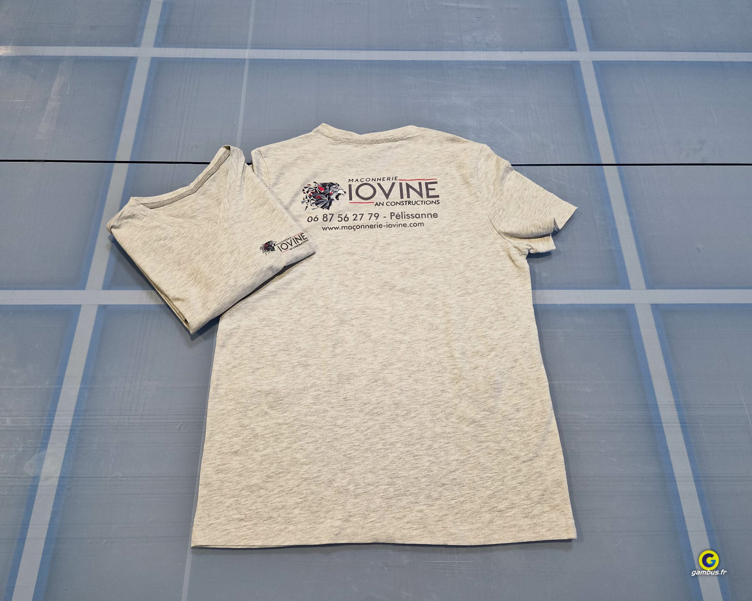 Textile Flocage DTF T Shirts Coton Maconnerie Iovine AN Constructions 7 Scaled, Gambus Enseignes