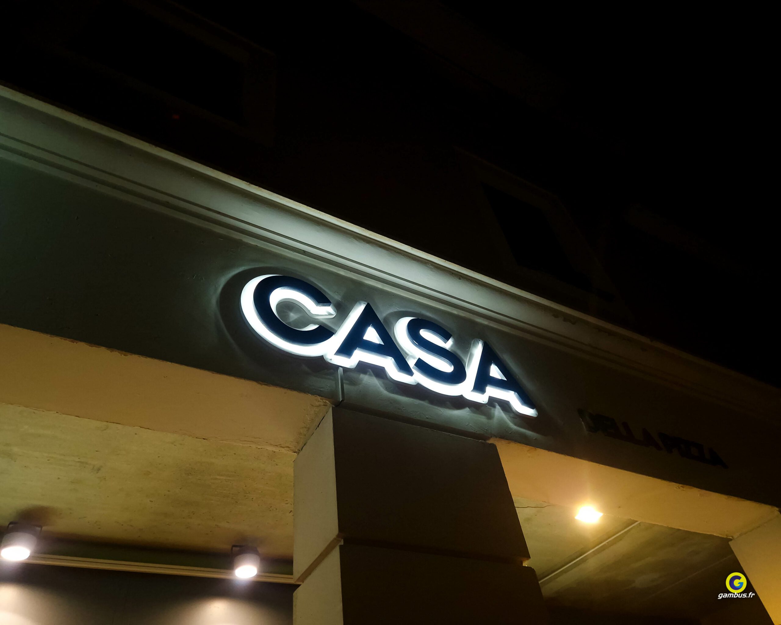Enseigne Lettres PVC Retro Eclairees LED Casa Della Pizza Cavaillon 2 Scaled, Gambus Enseignes