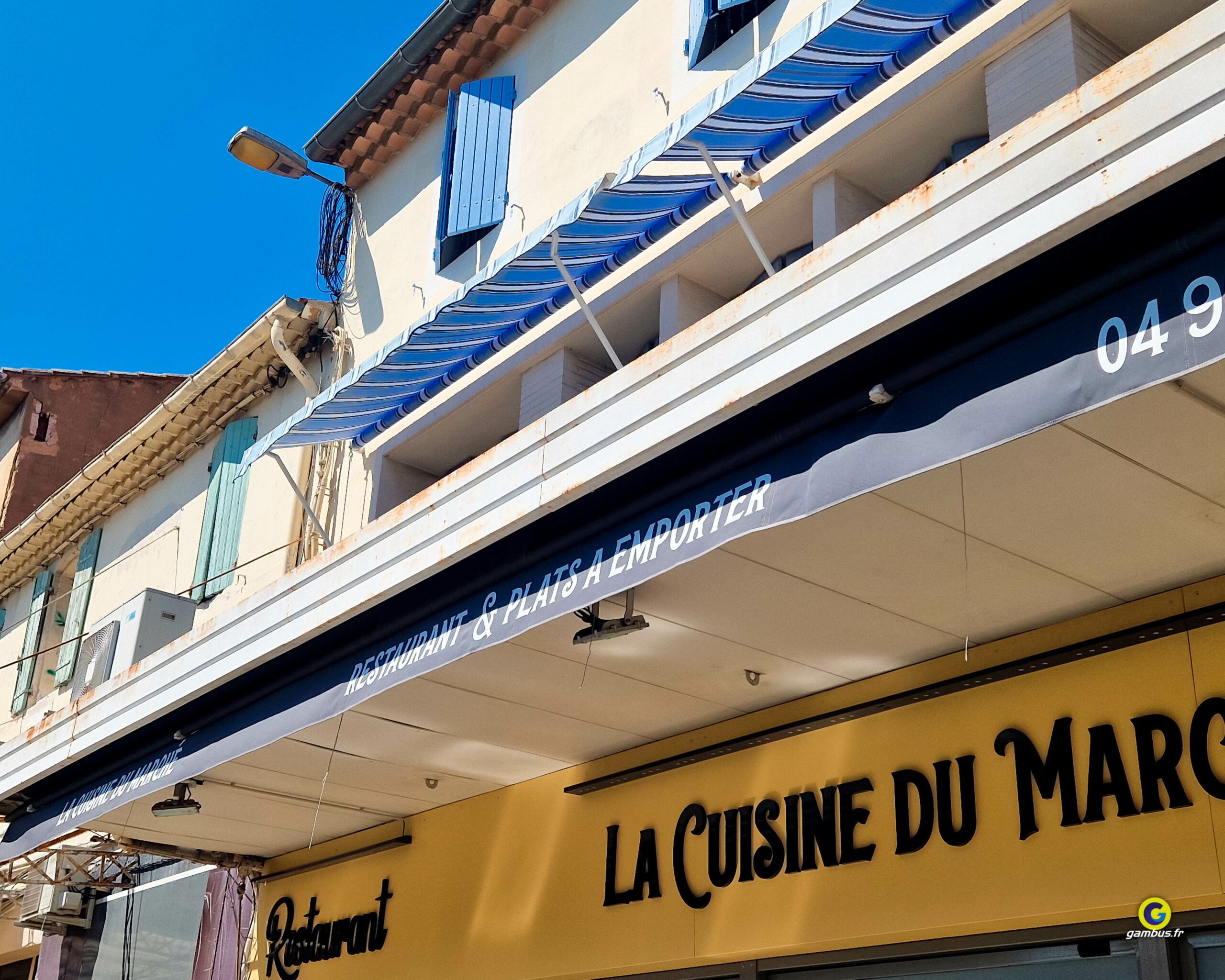 Signaletique Lambrequin Store Banne La Cuisine Du Marche Cavaillon 2 Scaled, Gambus Enseignes