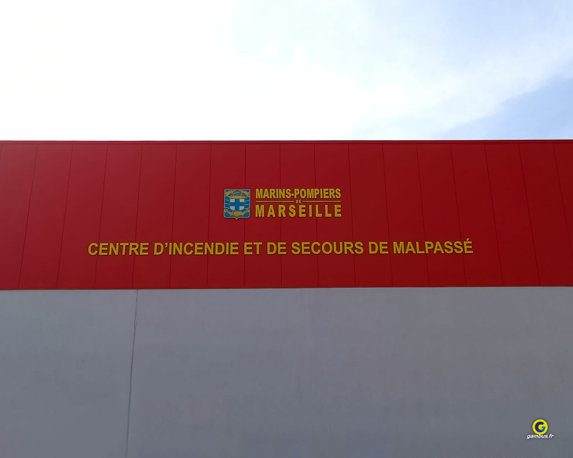 Enseigne Lettres Decoupees Pompiers De Marseille 4, Gambus Enseignes