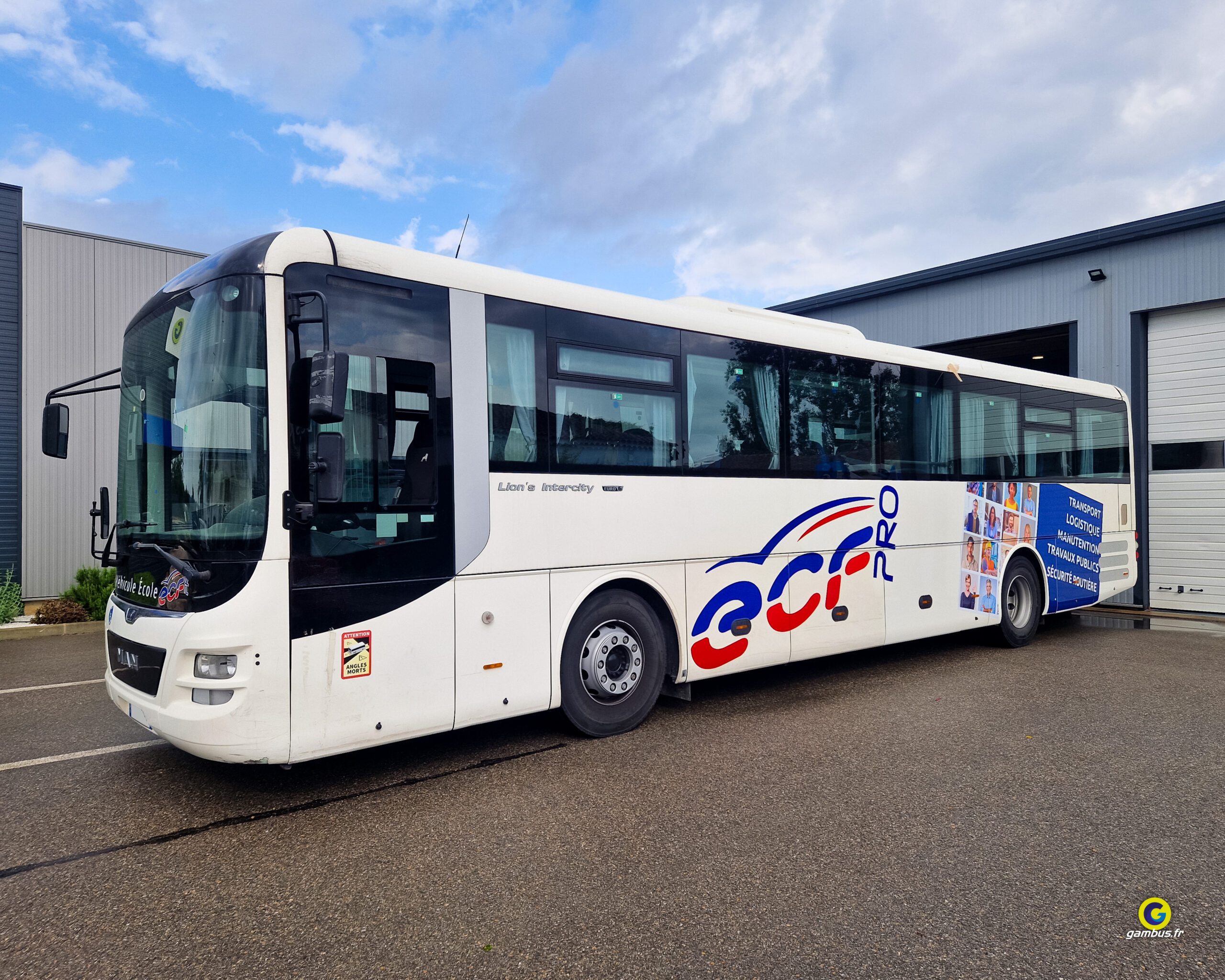 Vehicules Marquage Adhesif Publicitaire Bus Auto Ecole ECF PRO Avignon 2024 5 Scaled, Gambus Enseignes